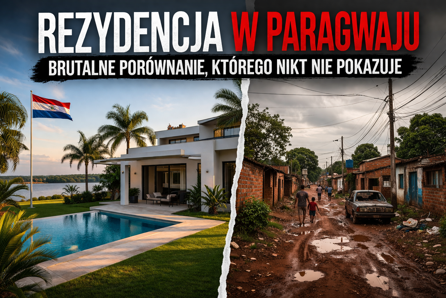 Rezydencja w Paragwaju – brutalne porównanie, którego nikt nie pokazuje